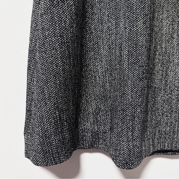 NWT LOFT Black Gray Herringbone Skirt Women’s Plus Size 16 Office Preppy Classic - Picture 6 of 12